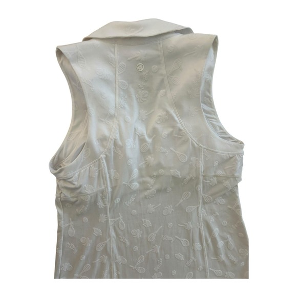 Lilly Pulitzer Delphina Tennis Dress Perfect Match Jacquard Resort White XL NWT - Picture 10 of 12